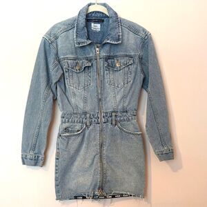 Ksubi Underrated Blue Denim Domino Mini Dress